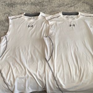 2 under armour compression shirts